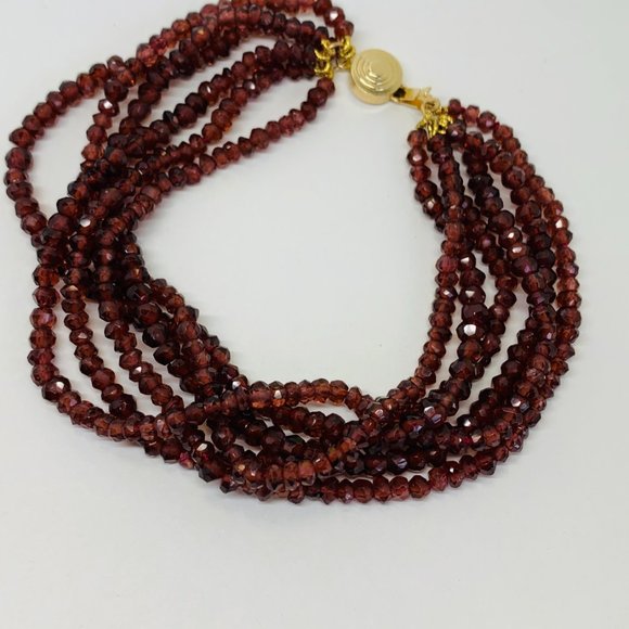 Natural Ruby Bracelet with 14k yellow gold  clasp - Picture 3 of 3